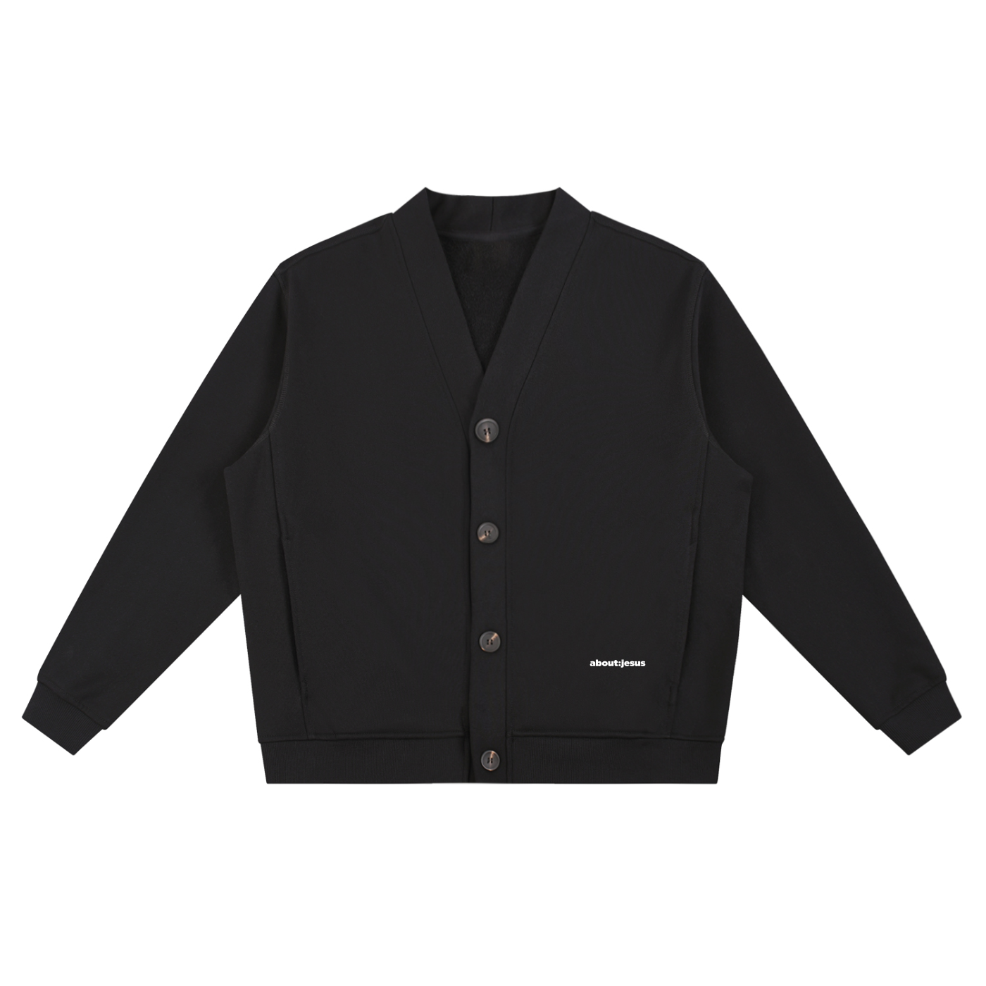 cardigan,heavyweight,black